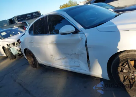 2017 Alfa Romeo Giulia Ti Rwd z USA, uszkodzony, nr VIN ZARFAECN7H7542345